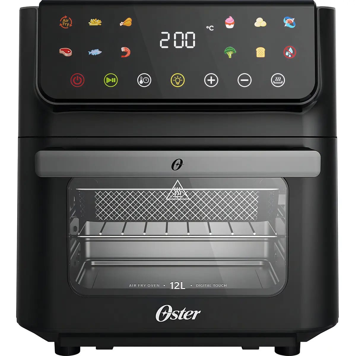 Fritadeira Oven Fryer 12 Litros Multi Touch3 Em 1 Ofrt790 Cor Preto Oster
