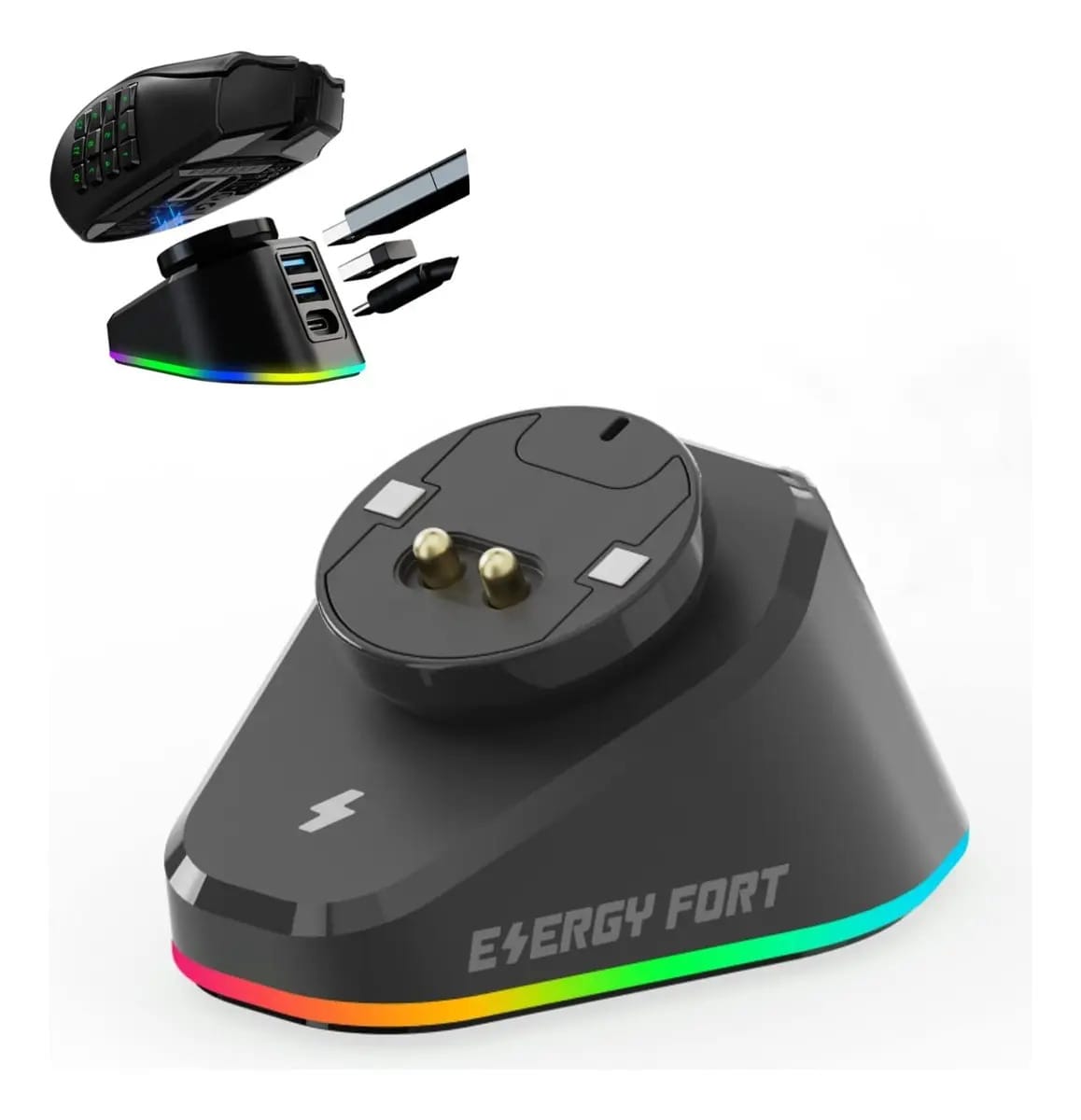 Logitech G Pro X Superlight 2 Mouse Charging Dock Preto