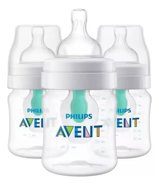 Mamadeira 0 Mês , Philips Avent, Anticólica, Transparente Transparente