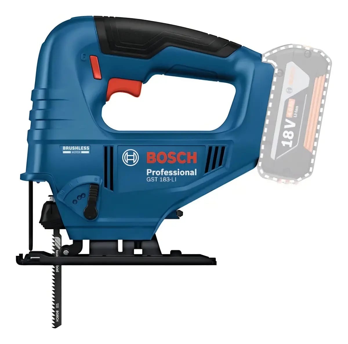 Serra Tico-tico A Bateria Brushless Bosch Gst 183-li