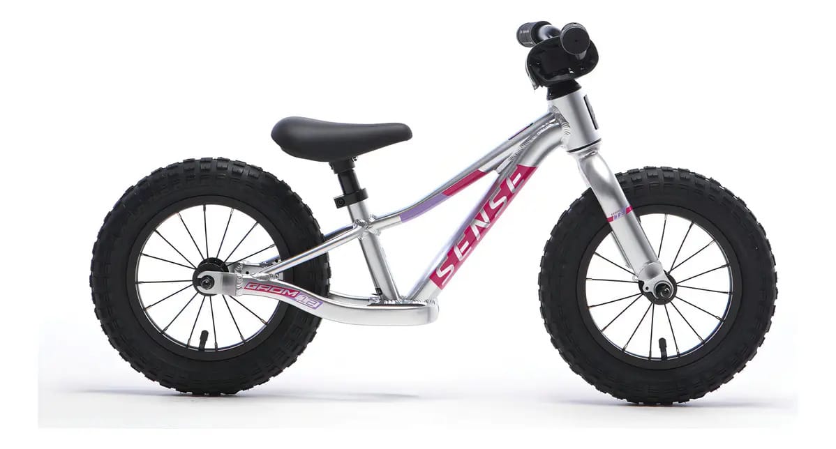 Bicicleta passeio Sense Grom Balance R12 - alumínio/rosa