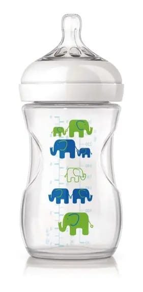 Mamadeira Pp Avent Natural Baby Elephant 260ml