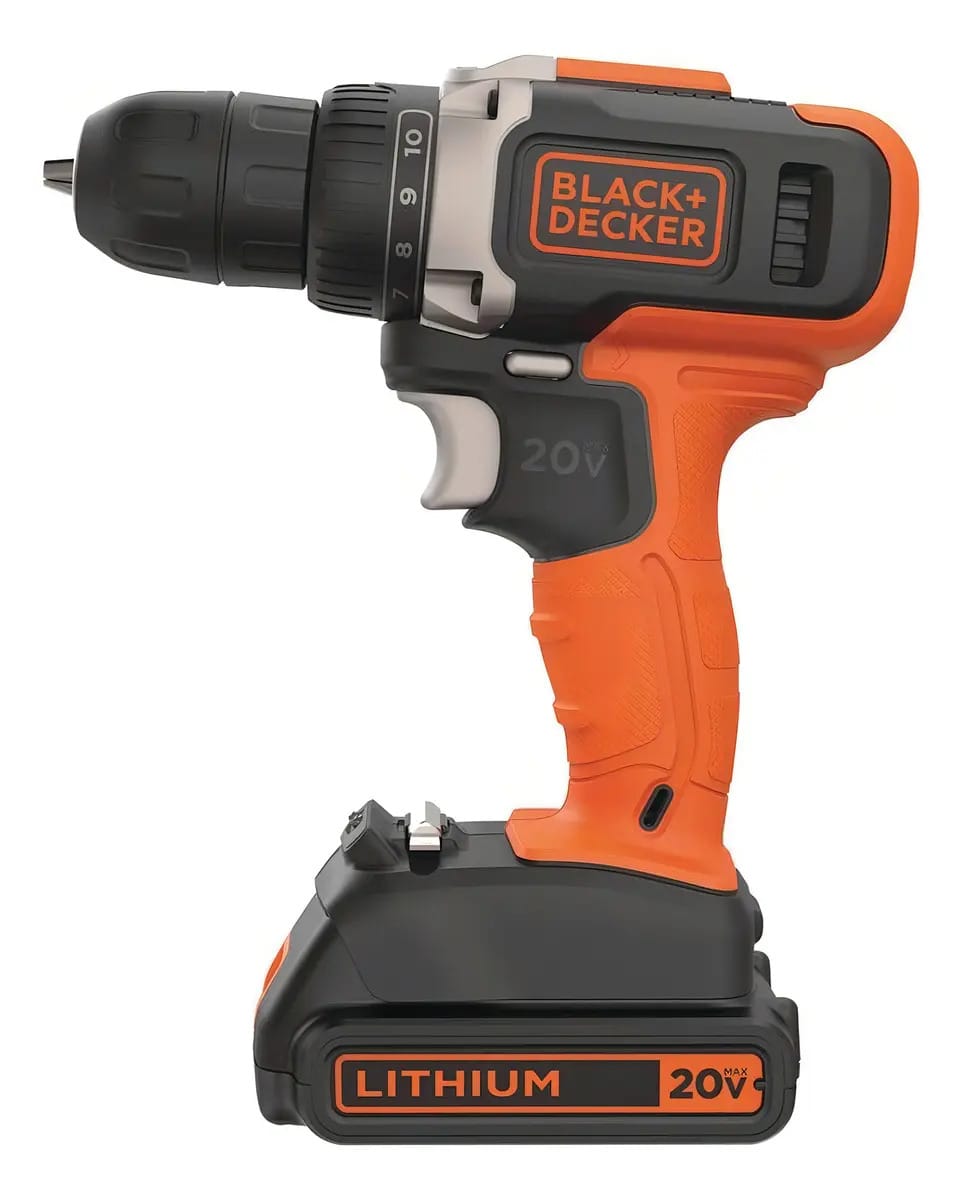 Parafusadeira E Furadeira - Bcd703c1 Black + Decker