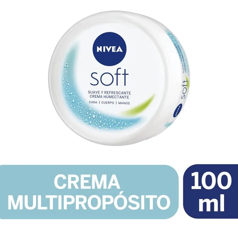 Creme Multiuso Nivea Soft Rosto Mãos Corpo 100ml