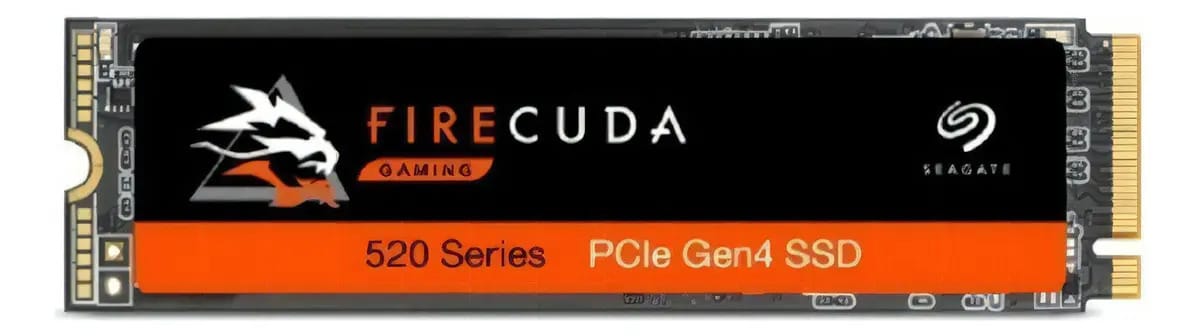 SSD Seagate FireCuda 520, 500 GB, Pci Express 4.0, M.2 preto