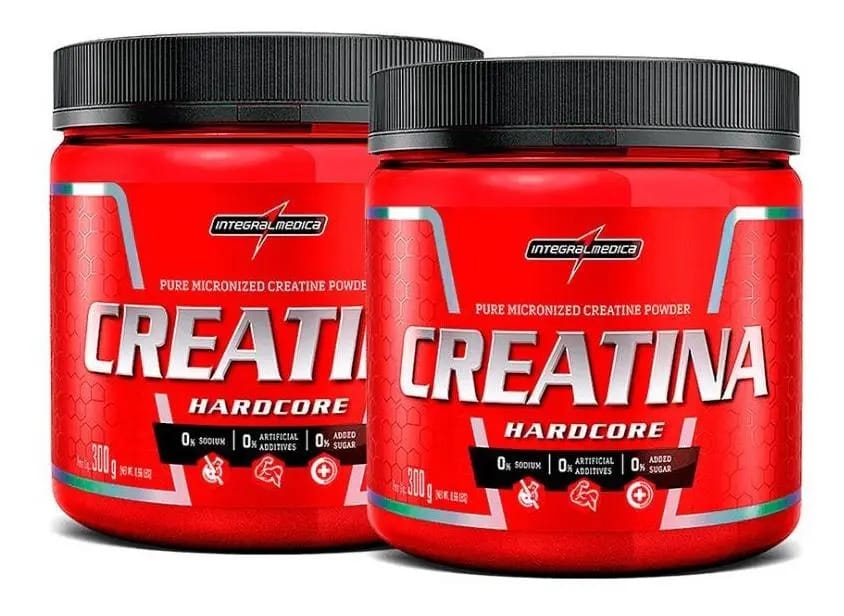 Kit 2x Creatina Hardcore Reload 300g Integralmédica