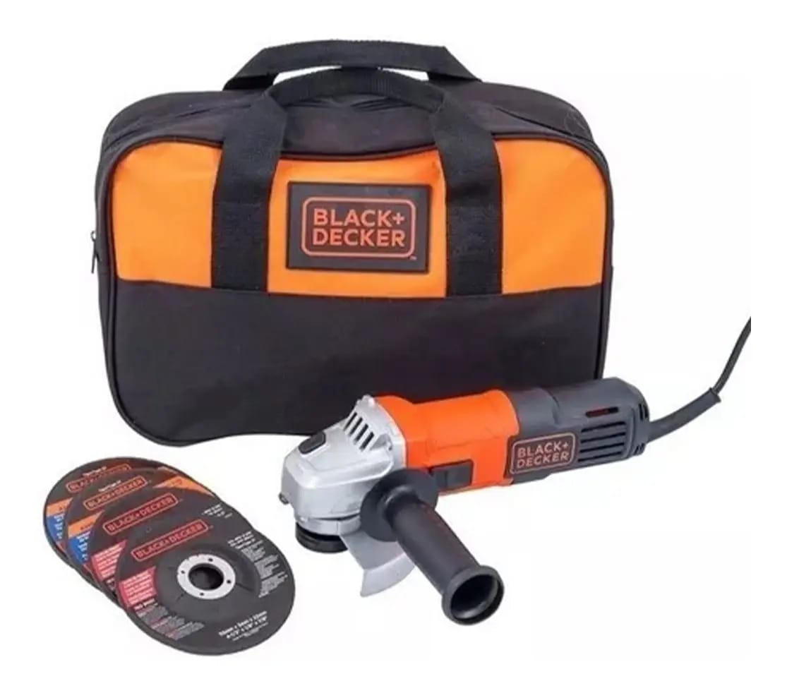 Esmerilhadeira Angular Black+decker G650k5 Laranja 650w