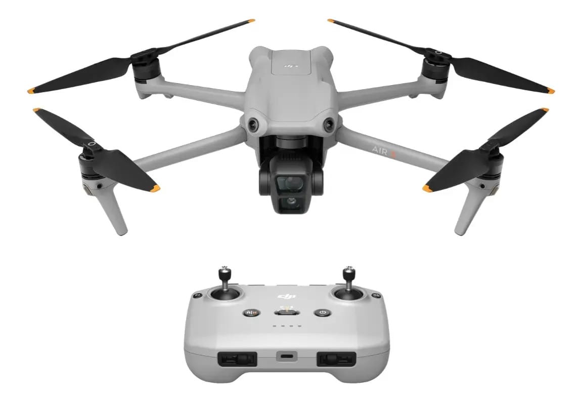 Drone DJI Air 3 EB3WBC 2023, com 1 bateria, cor cinza