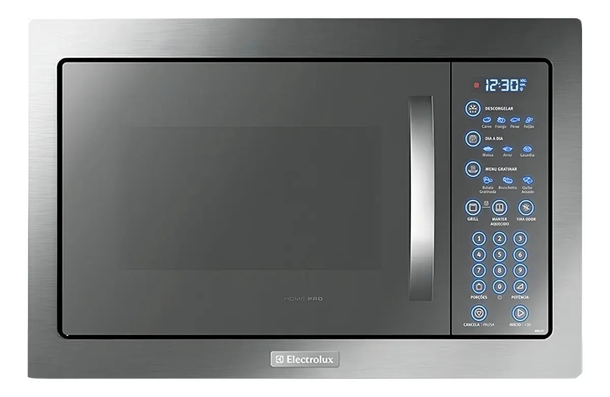 Micro-ondas Grill Electrolux MB43T aço inoxidável 34L
