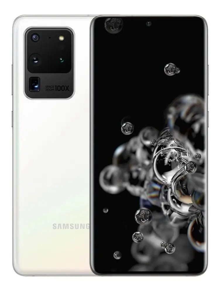 Samsung Galaxy S20 Ultra 5G 5G Dual SIM 512 GB cloud white 16 GB RAM
