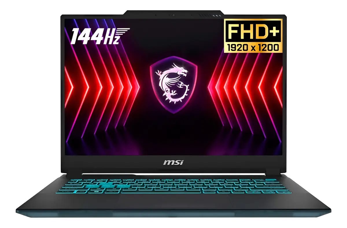 Notebook para jogos Msi A13vf 14' I7 16gb 512ssd 8gb Rtx4060 preto
