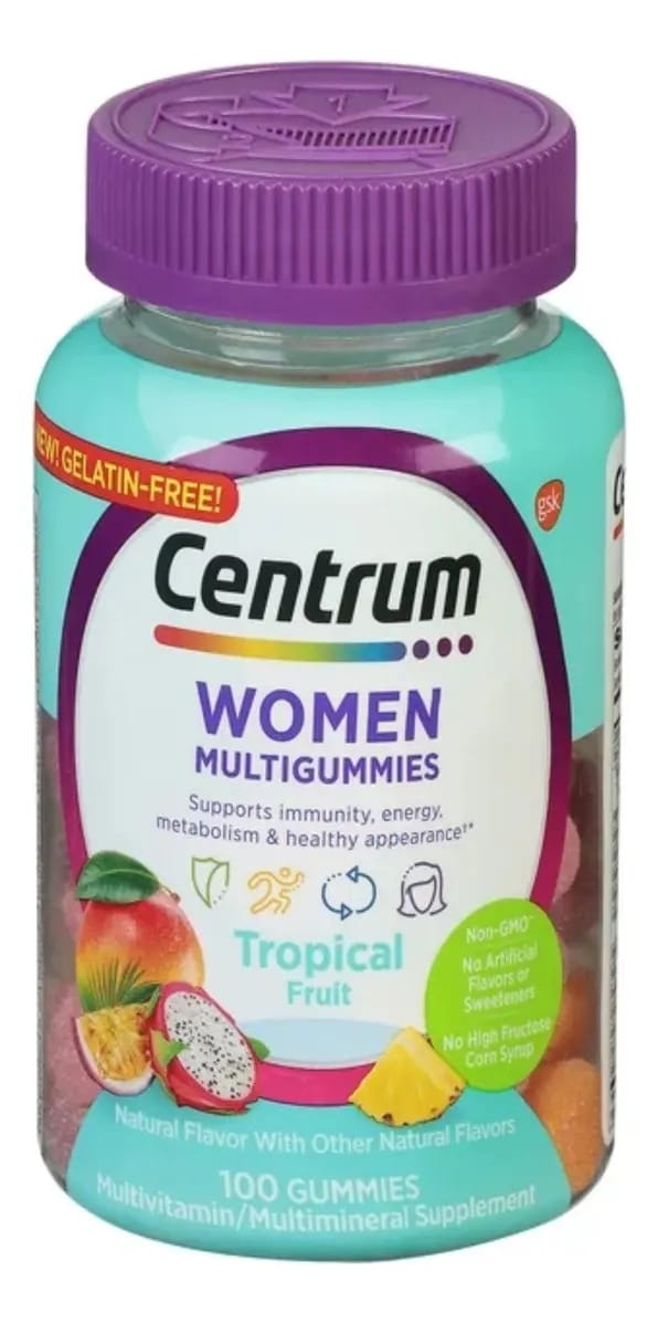 Suplemento en gomitas Centrum Women Centrum Multivitamínico Multivitamínico Feminino