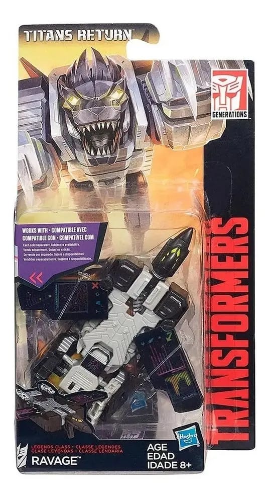 Boneca Transformers - Decepticon Ravage - Hasbro