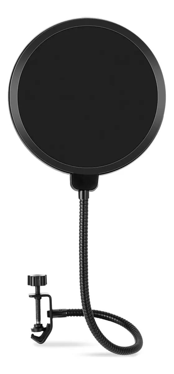 Lilaliwa - Filtro pop de microfone para Blue Yeti e outros, cor preta