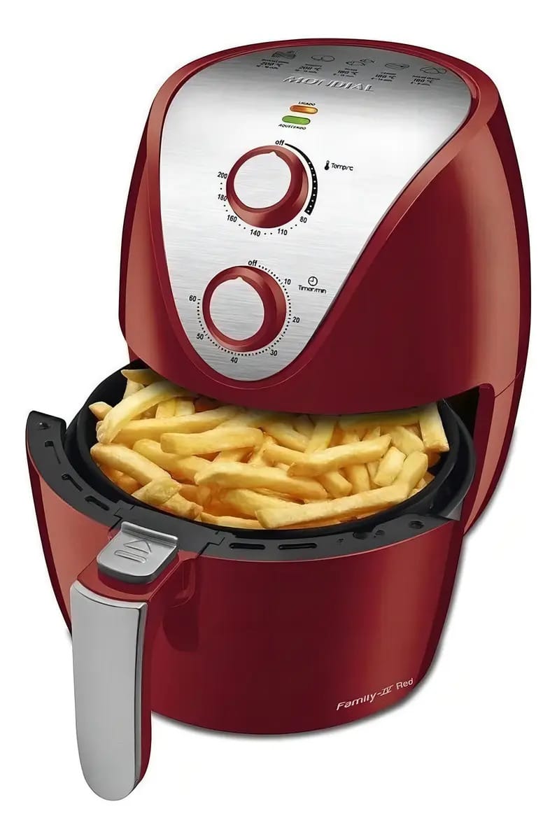 Fritadeira Air Fryer Mondial Family 3,5l Vermelho Af-32ri