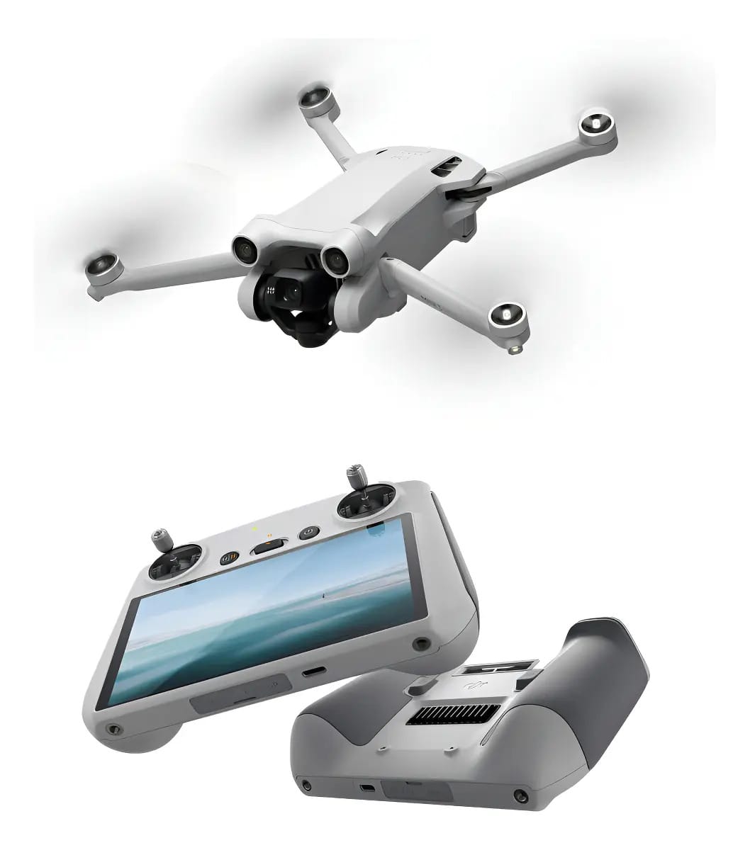 Drone Dji Mini 3 Pro Single com Dji Rc 1 Bateria 4k 34min 18km Cor Ginza