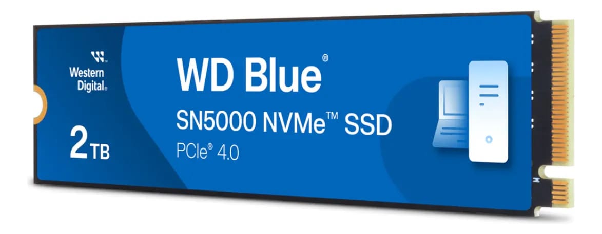 SSD NVMe WD Blue SN5000 2TB M.2 2280 PCIe 4.0 5150MB/s