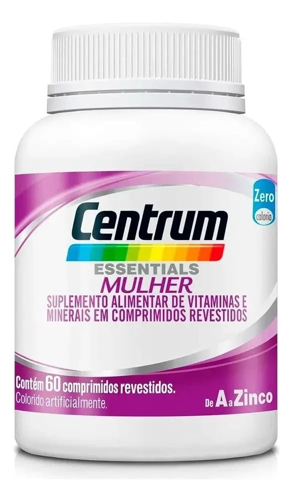Vitamina Centrum Mulher De A A Zinco 60 Comprimidos Sabor Sem Sabor
