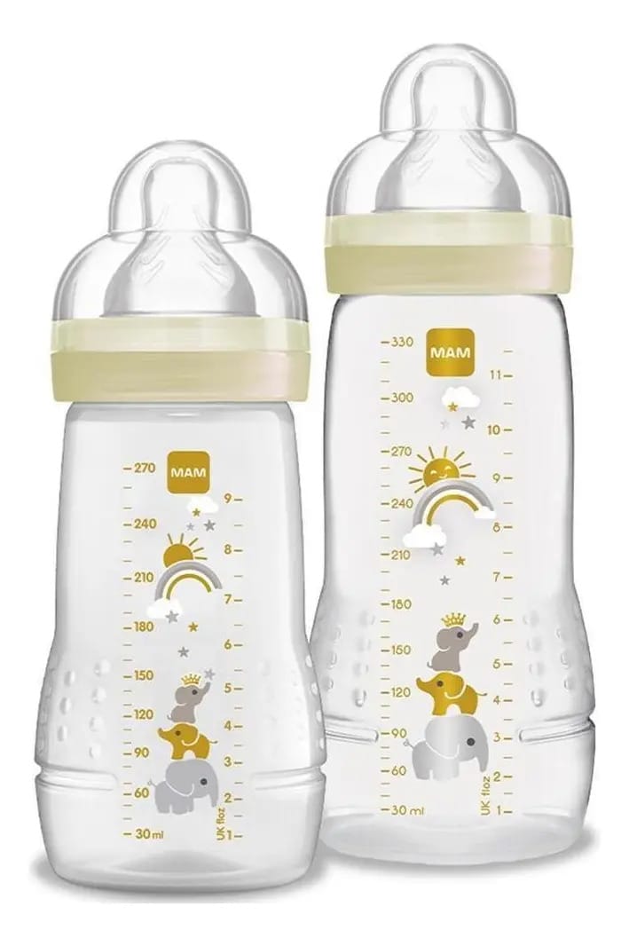 Mamadeira Mam Easy Active Neutro + Copo Trainer Night