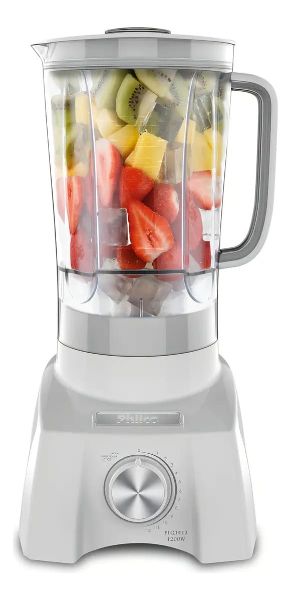 Liquidificador Philco Liquidificador Philco PLQ1412 2.7 L branco com jarra de acrílico - Inclui 1 acessórios