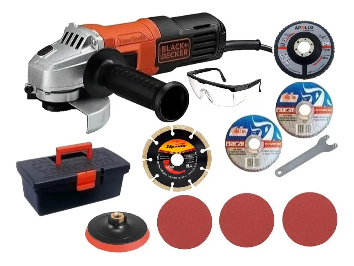 Serra Marmore Esmerilhadeira Lixadeira Black Decker