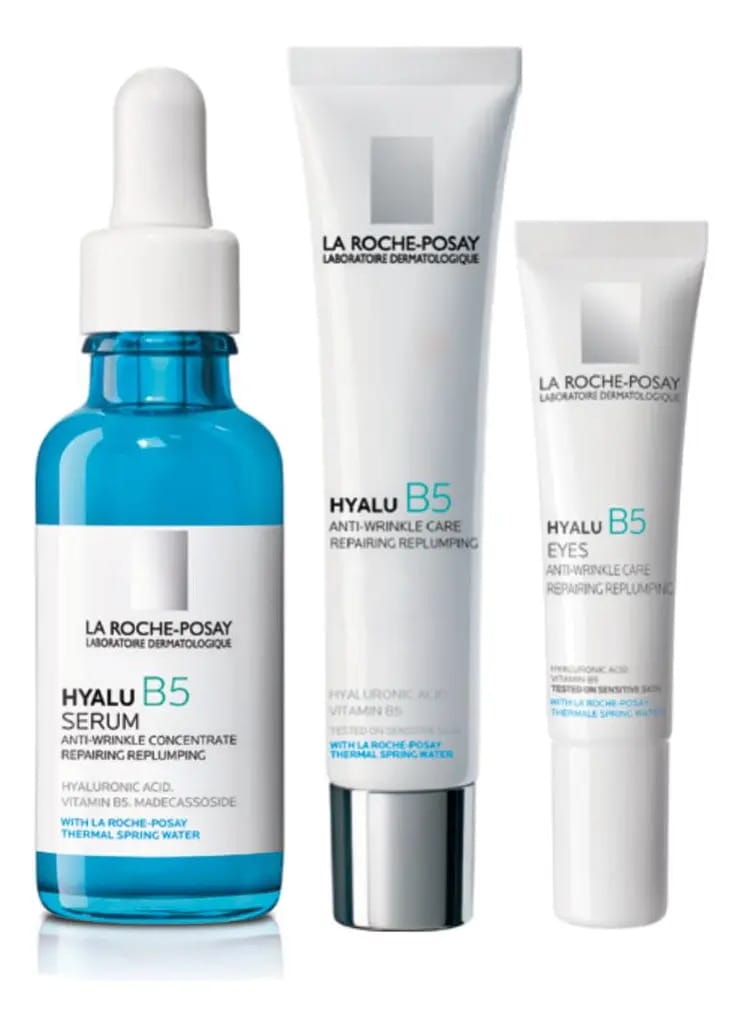 Pacote de sérum, creme e contorno para os olhos La Roche-posay Hyalu B5