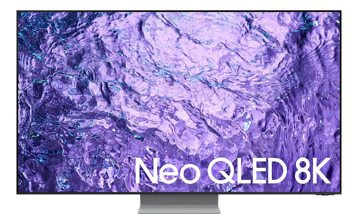 Smart TV de 65" Samsung Neo QLED QN700C com tela QLED 8K - preto