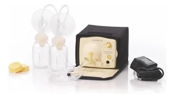 Extrator de bomba de leite dupla Medela+kit inicial