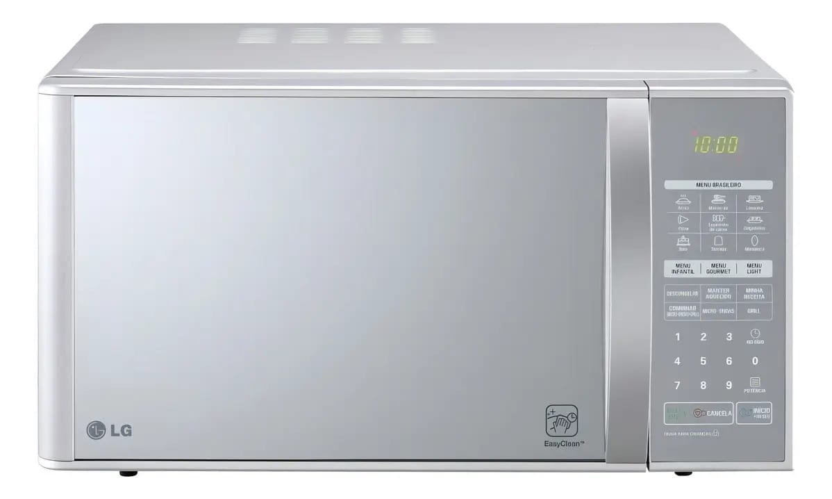 Micro-ondas Grill LG MH7053 prata 30L