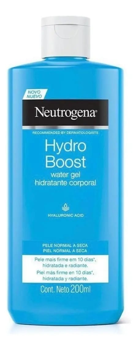 Gel-Creme para corpo Neutrogena Hydro Boost Hidratante corporal en gel de agua Hydro Boost de Neutrogena en tubo 200mL