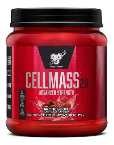 Bsn Cellmass 2.0 (495 G) Creatina Glutamina Pós-Treino Sabor Melancia