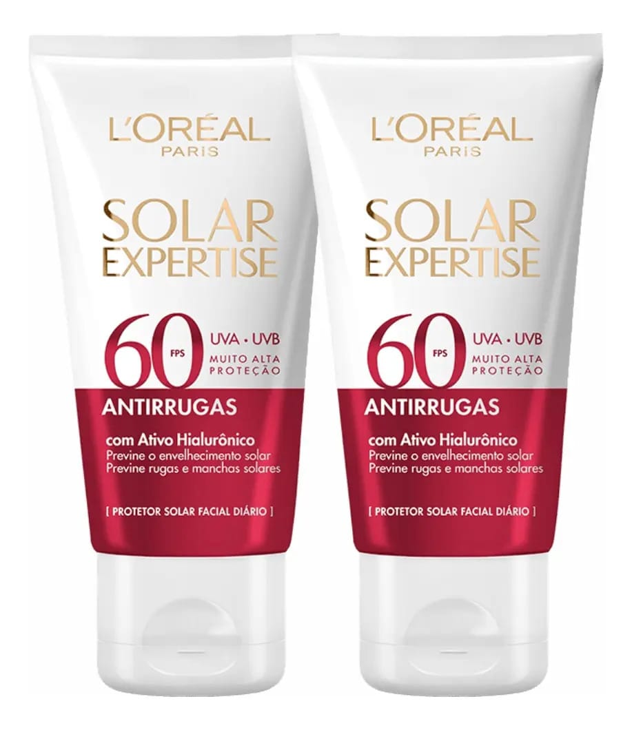Kit 2 Loréal Expertise Protetor Antirrugas Sem Cor Fps 60
