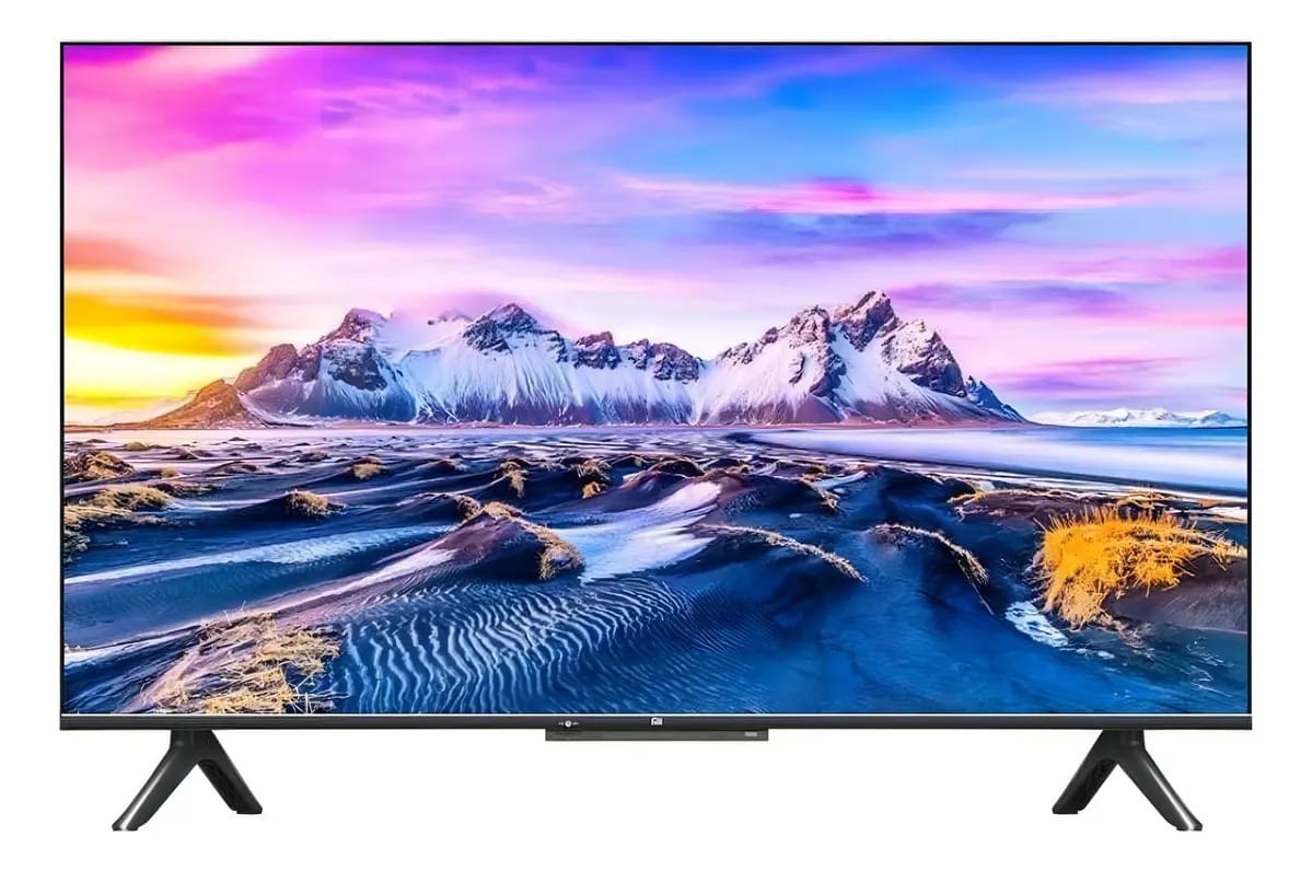 Smart TV de 43" Xiaomi Mi TV P1 43 com tela LED 4K - preto