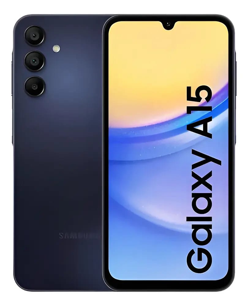 Telefone celular internacional Samsung Galaxy A15 4G 6gb 128gb 6,5 Fhd+ 90hz 50mp azul preto