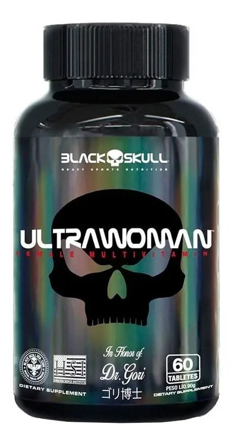 Ultrawoman 60 Tabletes - Black Skull - Multivitamínico