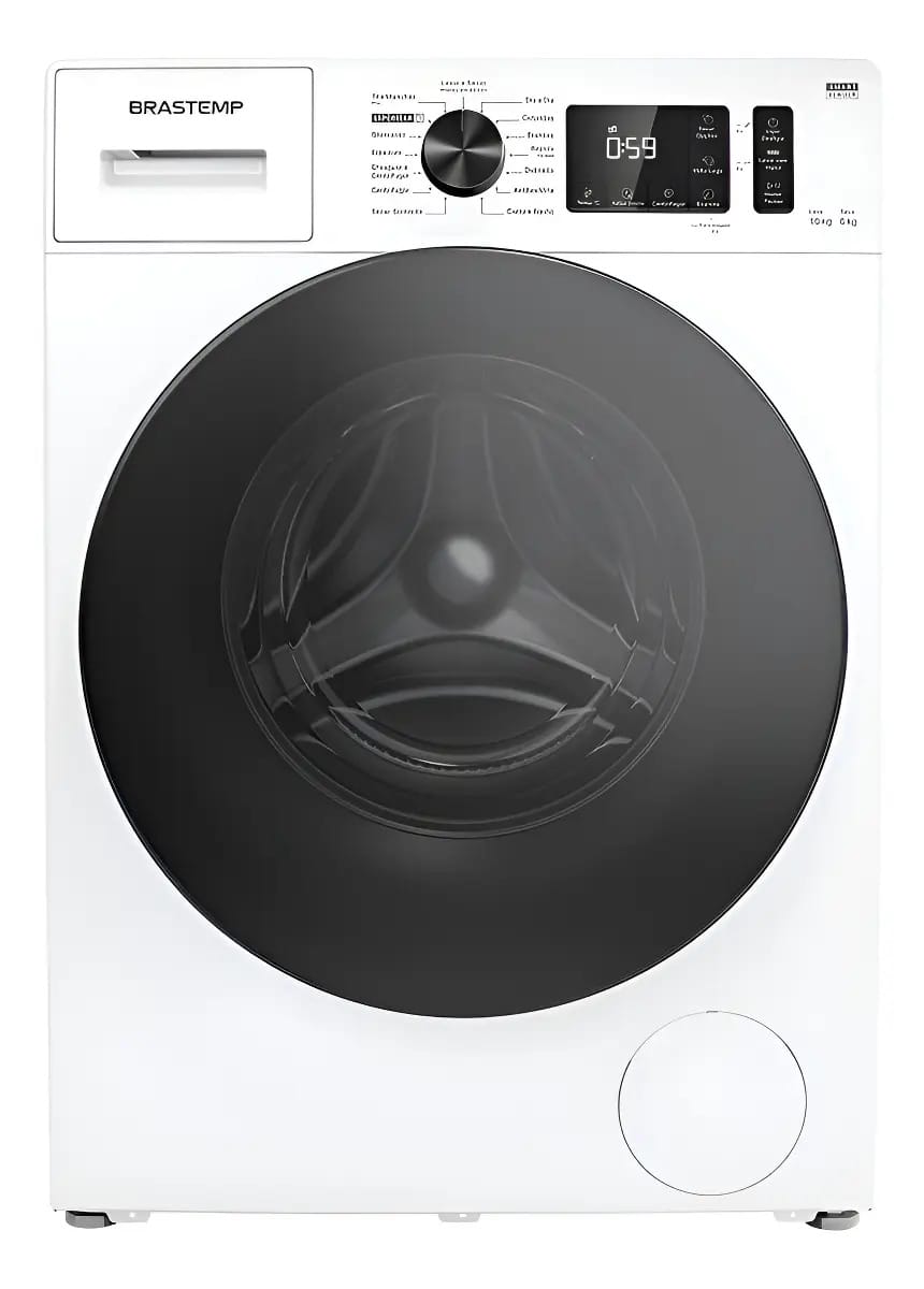 Lava E Seca Brastemp 11 Kg/6 Kg Branca Com Smart Sensor By A Cor Branco