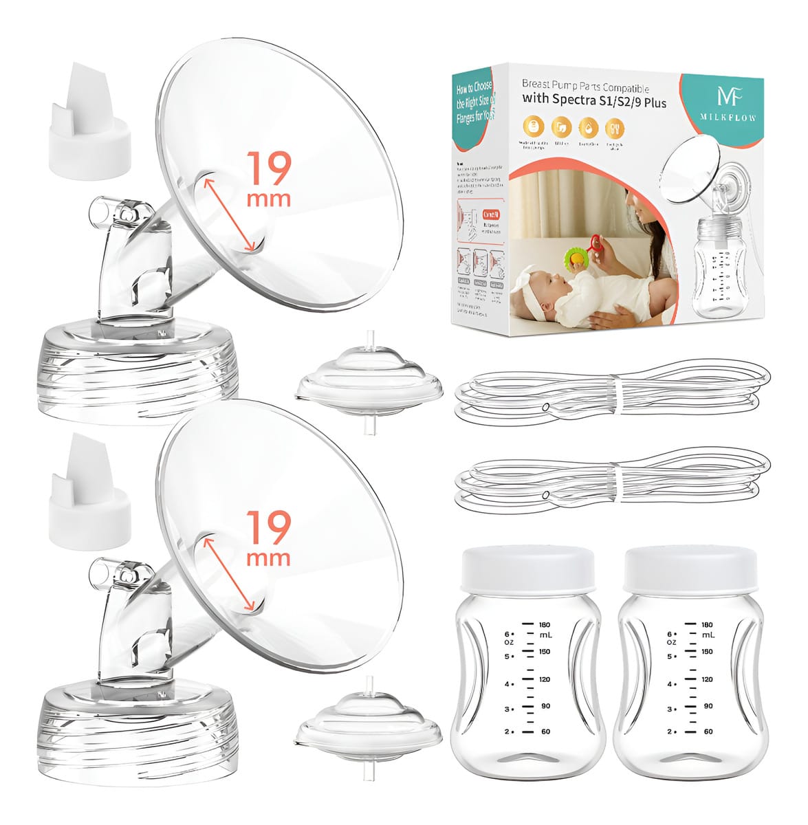 Kit de peças do extrator Milkflow Spectra S1 S2 S9 Plus