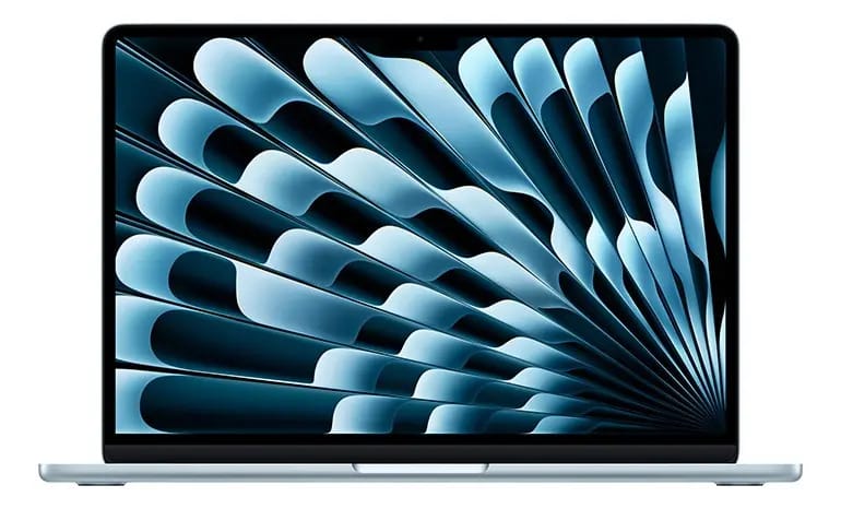 Macbook Air Apple 13 M4 CPU 10 GPU 10 24gb SSD 512gb azul celeste