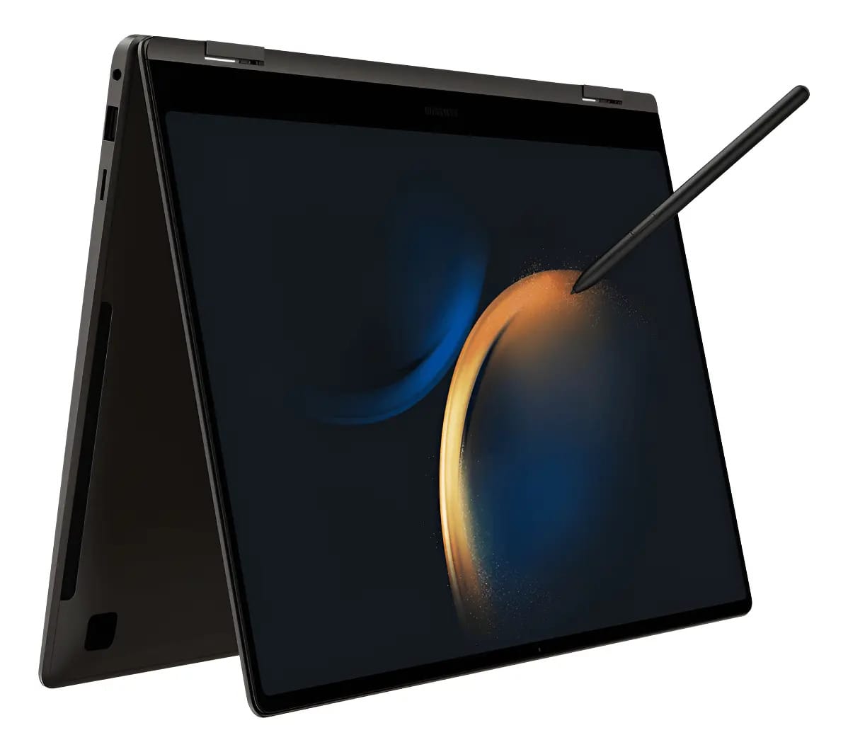 Notebook Touch 2 em 1 Samsung Galaxy Book3 Pro 360 cinza escuro