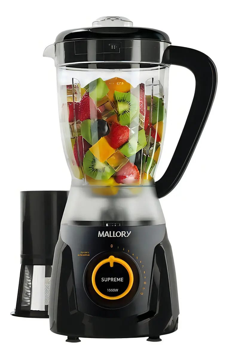 Liquidificador Mallory Supreme Black 2,5 Litros 1000w - 110v