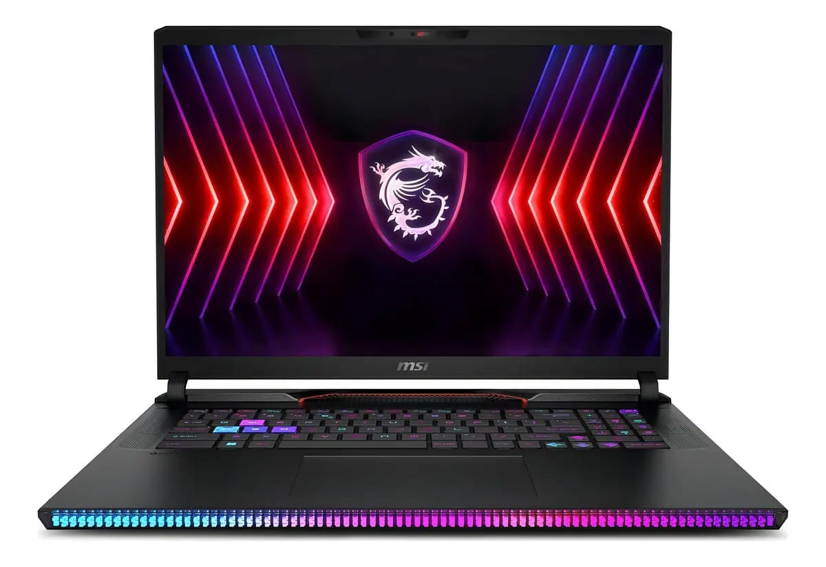 Msi Raider GE78hx Core I9 14900hx 32ddr5 1 TB Rtx4070 240 hz Cor preto