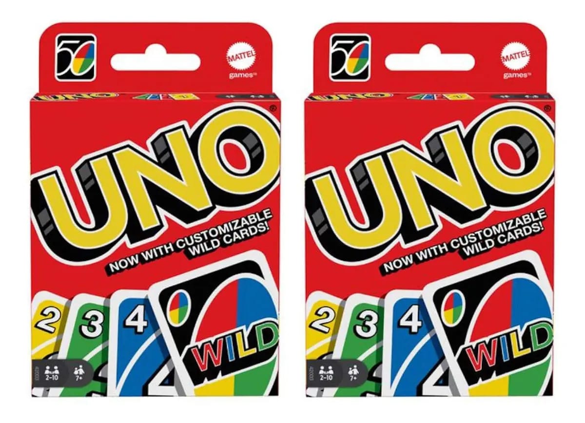 Jogo De Cartas Uno Kit C/02 Un Mattel