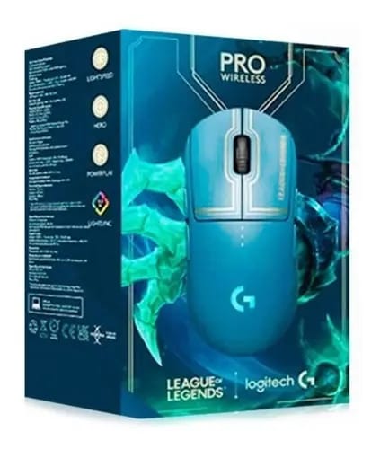 Mouse Gamer Logitech G Pro Wireless Edição League Of Legend