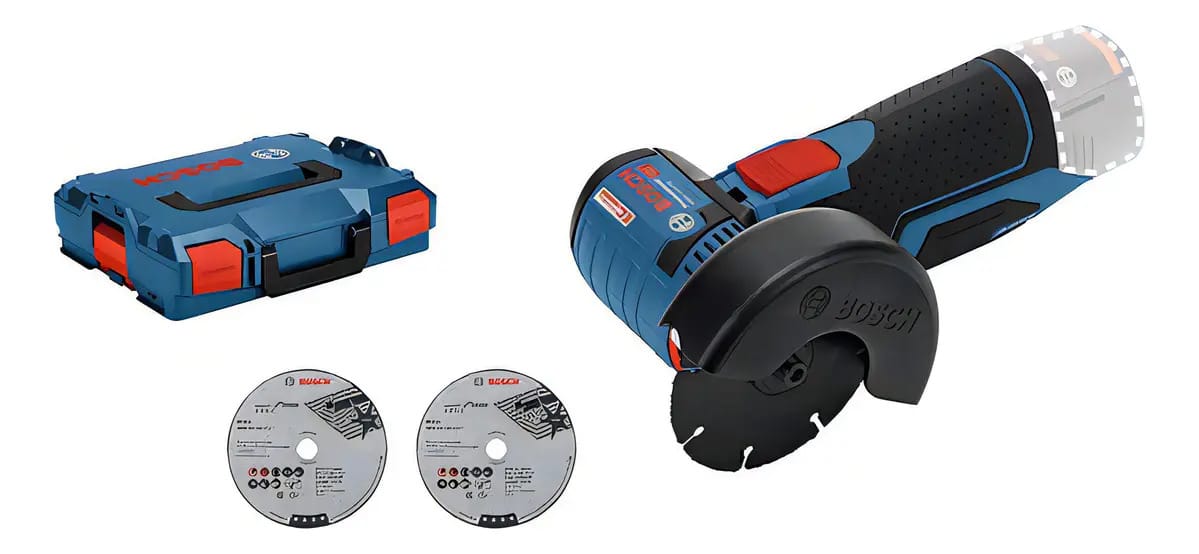 Bosch - Esmerilhadeira angular de 10,8 V, somente em caixa L, sem AC