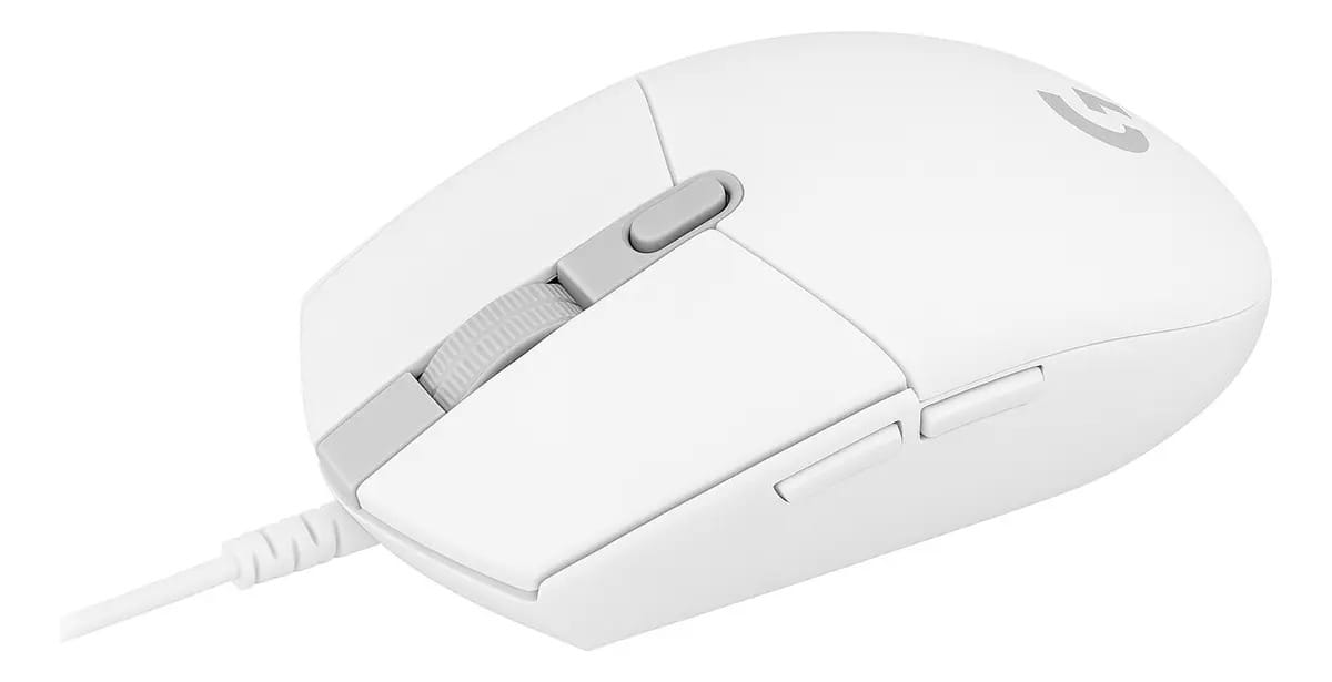 Logitech Logitech G203 Logitech G102 RGB Gamer Branco