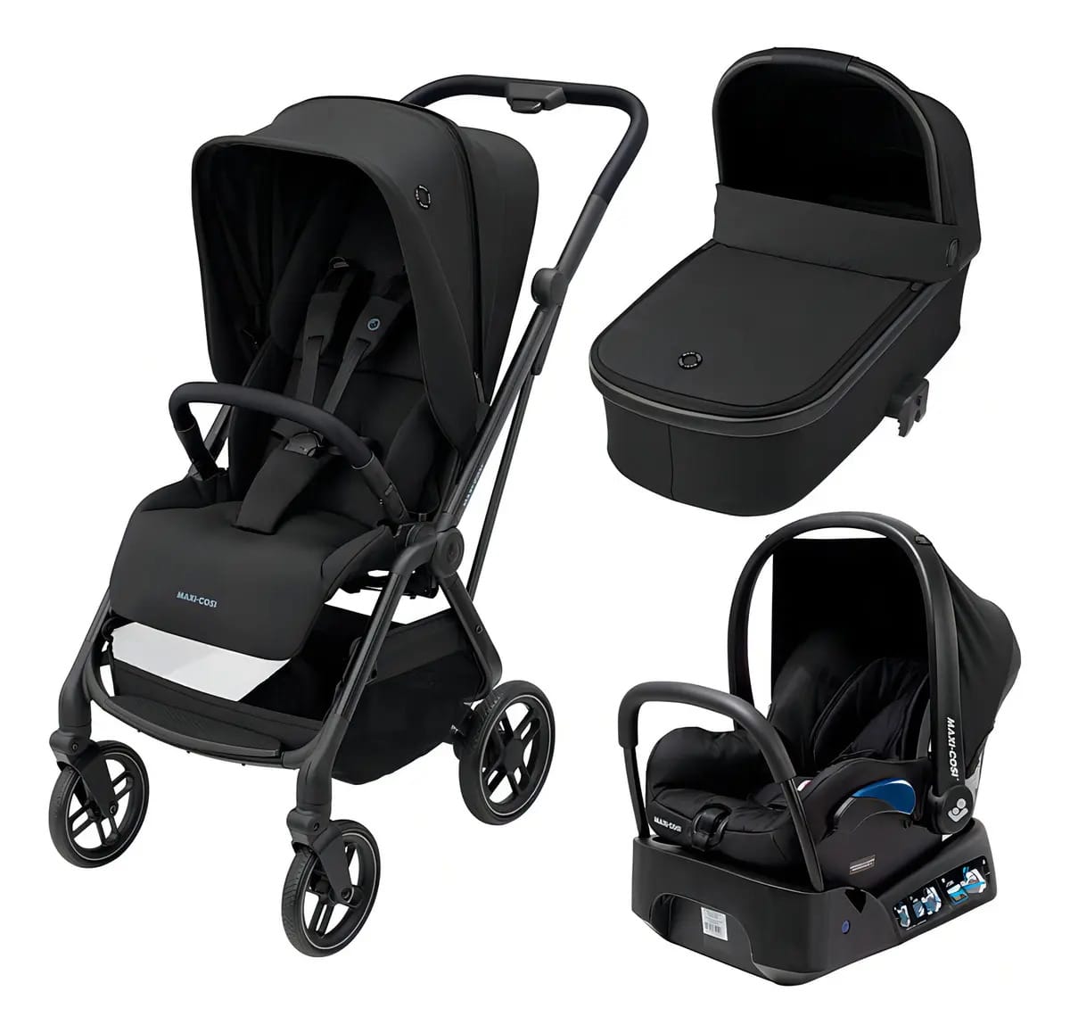 Carrinho De Bebê De Paseio Maxi Cosi Cax00866 Preto