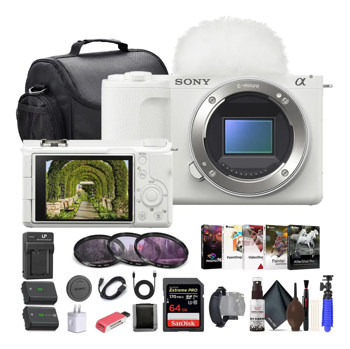 Câmera sem espelho Sony Alpha ZV-e10 Ii (somente corpo, branca)