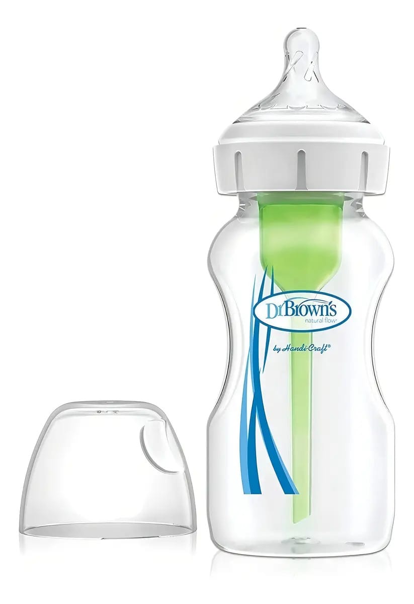 Mamadeira Dr Browns 270ml Sistema AirFree Anticólica Bico Silicone