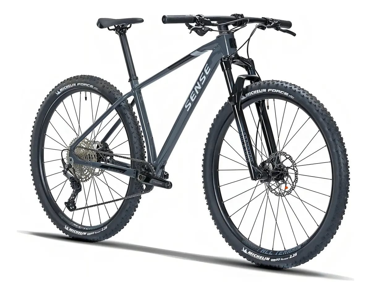 Bicicleta Sense Impact Comp Al 2025 Deore 12v Rock Shox Cor Grafite/prata