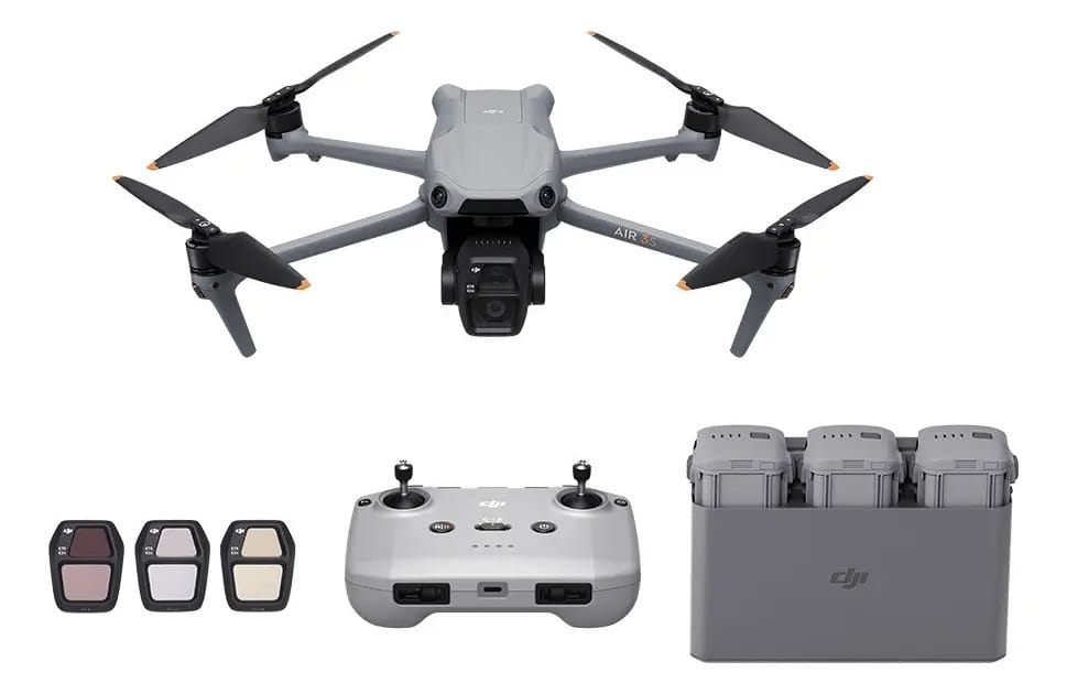 Drone DJI Air 3S Fly More Combo (Sem tela) BR - DJI055